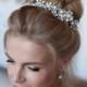 Bridal Headpiece Wedding Headpiece Bridal Head Piece Decorative Hair Adornment Large Bridal Hair Over The Top Head Piece