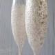 Wedding Champagne Flutes Wedding Champagne Glasses White Wedding Decoration