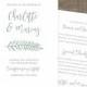 Wedding Program, Instant Download, Floral Wedding Cermony Program Printable, Order of Service, DIY, Editable, PDF Template, Digital 