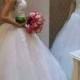 Russian customize princess ball gown wedding dress
