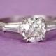 Antique 1.13 Carat Art Deco Engagement Ring. Circa 1920