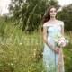 Bridesmaid Dress Infinity Dress Mint Floor Length Maxi Wrap Convertible Dress Wedding Dress