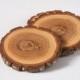 4  oak wood  coasters 3" , wooden slices, rustic wedding decoration, wood discs for home decors, woodland wedding centepiece, drink coasters