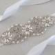 Pearl Crystal Rhinestone Applique Bridal Sash,Bridal sash,Wedding sash,Bridal Accessories,Wedding Accessories,Bridal Belt,Style 