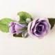 Barrette, hair clip, hair accessories ,handmade flowers , vintage style , polymer clay flower, handmade jewelry, gift for her
