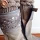 Knitted Cable Boot Cuffs. Braids with Buttons. A lot of Different colors. Leg Warmers. Boot Toppers. Fashion Accessory for Women and Teens.