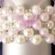 Wedding Napkin Rings - Pearls Napkin Rings - Beaded Napkin Rings - Wedding Table Decoration   - Set of 6