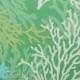 Fabric, Tropical Upholstery, Coral, Green, Hawaiian Furniture Fabric, Curtains, Bedding, HCVN9903 - Ask avail for bulk