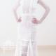 White midi lace dress from Meera Meera