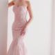 Sweet pink mermaid wedding dress from Meera Meera