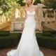 Casablanca Bridal 2049 Chiffon Sheath Wedding Dres - Crazy Sale Bridal Dresses