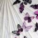 20 pack of Plum Butterflies great for decorations, Cake Toppers, table decor or childrens rooms