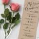 Printable Wedding Timeline, Wedding Weekend timeline, Wedding Itineraries (t0101) for Welcome Bags  in typography theme theme .