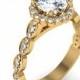 14K Yellow Gold Diamond Engagement Ring 0.90 ct. tw.