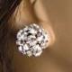 Bridesmaids Earrings, multiples discount, Crystal Post, Rhinestone stud, wedding jewelry, Bridesmaid jewelry, cluster earrings, Bridal