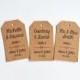 Escort Card Tags - Placecards - Personalized Guest Tags - Wedding Seating Cards - Escort Tags