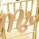 Wedding Chair Signs - Mr & Mrs Signs for Wedding Chairs for Bride and Groom - Hanging Signs Decor - 3 Piece Set (Item - MCK200)