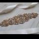 Gold Bridal Crystal Sash. Rose Gold Rhinestone Pearl Applique Wedding Belt. Silver Bridal Sash. VINTAGE MODE GOLD
