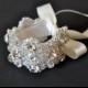 Crystal Bracelet Rhinestone beaded cuff bracelet- bridal, bridesmaid cuff bracelet,bridal bracelet, beaded crystal cuff