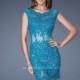 Luxury 2014 Lace Long La Femme Short Prom Dress 19335 - Cheap Discount Evening Gowns