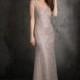 Allure 1409 Long Fit and Flare Lace Bridesmaid Dress - Crazy Sale Bridal Dresses