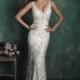 Allure Couture C352 Beaded Lace Slip Wedding Dress - Crazy Sale Bridal Dresses