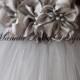 COLOR OF DRESS Can Be Changed! / Grey Flower Girl Dress / Grey Flower Girl Tutu / Grey Dress