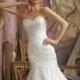 Mori Lee 2512 Mermaid Embroidered Wedding Dress - Crazy Sale Bridal Dresses