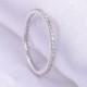 Full Eternity diamond THIN Wedding ring,Anniversary ring,14k White gold,Matching Band,Infinity Ring,Personalized for her/him,Custom ring