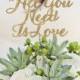 All You need is Love - Wedding Cake Topper