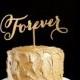 Forever Wedding Cake Topper