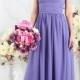 Lilac wedding Dress Chiffon Floor Length Lavender Dress Bridesmaid Party Purple One Shoulder dress Summer Wedding.