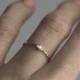 Marquise Diamond Ring, Sideways Diamond Ring, Horizontal Diamond Ring, Modern Diamond Band, Skinny Diamond Ring, Yellow Gold Engagement Ring