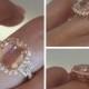 ON SALE Rose Gold Engagement Ring 14kt Rose Gold 3.65tw Natural Diamonds 10x8mm Pink Morganite Wedding Anniversary Ring Pristine Custom Ring