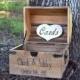 Wedding Card Box - Wedding Card Holder - Rustic Wedding Decor - Personalized Card Box - Wedding Memory Box - Wedding Keepsake Box