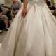 Luxury Crystals sweetheart satin wedding dress