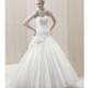 Blue By Enzoani - Fall 2012 - Elkhart Strapless Silk Organza and Tulle A-Line Wedding Dress with Floral Detail - Stunning Cheap Wedding Dresses