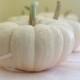 15 Mini White Pumpkins for Table Decor for late Summer or Fall Weddings