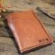 Front Pocket mens Wallet , Personalized Leather wallet Leather card wallet, Minimalist wallet Slim wallet Credit , Groomsmen Gift,NL103