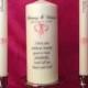 Personalized Wedding Unity Candle with Tapers