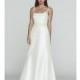 Punk Rock Bride - 2013 - Morgan Strapless Silk A-Line Wedding Dress with a Beaded Waistline and Spaghetti Straps - Stunning Cheap Wedding Dresses