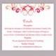 DIY Wedding Details Card Template Editable Word File Instant Download Printable Details Card Peach Pink Details Card Elegant Enclosure Cards