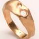 Primal - 14k gold ring, unisex ring, wedding ring, wedding band, mens ring, gold band, AA