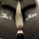 Groom Shoes Decal - She's Mine -  Wedding Shoes Sticker Wedding Decal Wedding Sticker Groom Shoes Decal