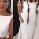 Elegant Long Formal Dresses for Women 2016 Scoop Mermaid Sweep Train Open Back Bridesmaid Dresses White Convertible Dresses Party Gowns 2017 Bridesmaid Dress Bridesmaid Dress Cheap Bridesmaid Dress Online with 102.86/Piece on Hjklp88's Store 