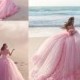 Puffy 2016 Pink Quinceanera Dresses Princess Cinderella Formal Long Ball Gown Wedding Dresses Chapel Train Off Shoulder 3D Flower EN3176 Lace Wedding Dresses Mermaid Wedding Dress 2016 Wedding Dresses Online with 240.0/Piece on Hjklp88's Store 