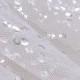 Sequin Beaded Tulle Fabric, Mesh Fabric for bridal dress, Tutu, Craft, 55 inches Wide, 1/2 Yard