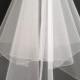 White Wedding Veil, Two Layers