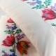 Embroidered Pillowcase Bedroom Decor Linen Cotton Floral Home Decor Art Deco textile Farm House Bedding Vintage Ukrainian embroidery Boho