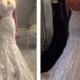 White Lace Mermaid Wedding Dresses, Sexy Backless Prom Dresses, Gorgeous Prom Gown